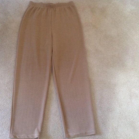Susan Graver Pull On Polyester Cropped Dress Pants XL - Picture 1 of 5
